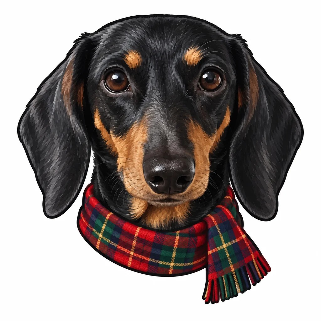 Dachshund emblem